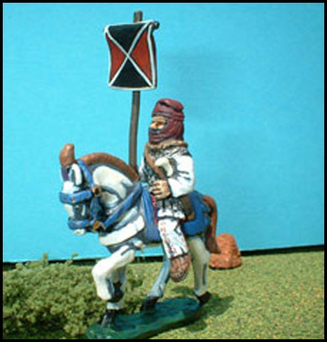 APT 27 - Persian armoured cavalry with small square standard
